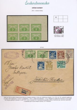 TSCHECHOSLOWAKEI - EILMARKEN 1919-20 – Blatt 62