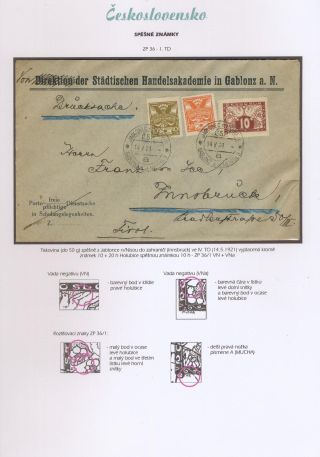TSCHECHOSLOWAKEI - EILMARKEN 1919-20 – Blatt 73