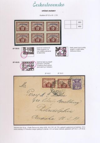 TSCHECHOSLOWAKEI - EILMARKEN 1919-20 – Blatt 80