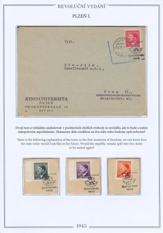 REVOLUTIONÄRMARKEN - AUSGABE IN PILSEN 1945 – Blatt 4