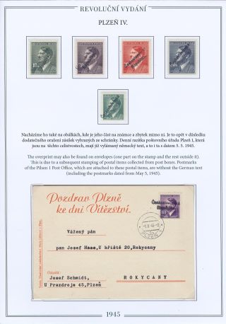 REVOLUTIONÄRMARKEN - AUSGABE IN PILSEN 1945 – Blatt 11