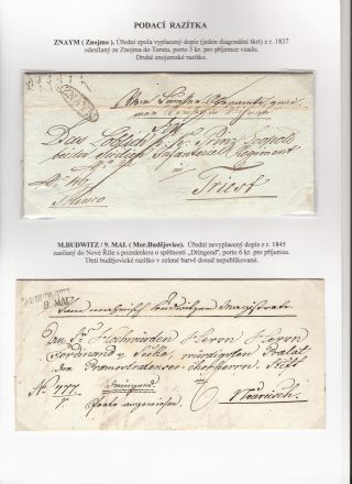 DIE GESCHICHTE DER POST IN SÜDWESTMÄHREN 1664-1918 – Blatt 15