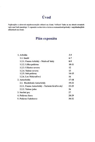 POLÁRNÍ OBLASTI – list 2