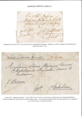 POŠTOVÁ HISTÓRIA OKRESU LEVICE – list 4