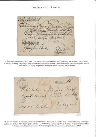 POŠTOVÁ HISTÓRIA OKRESU LEVICE – list 9