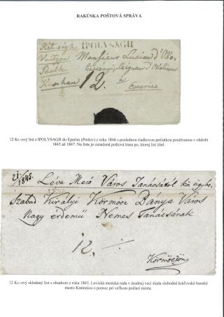POŠTOVÁ HISTÓRIA OKRESU LEVICE – list 15