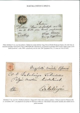 POSTGESCHICHTE DES BEZIRKS LEVICE – Blatt 19