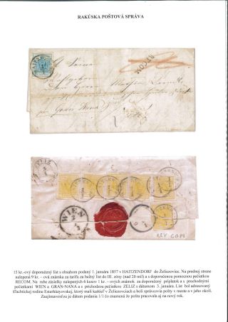 POSTGESCHICHTE DES BEZIRKS LEVICE – Blatt 22