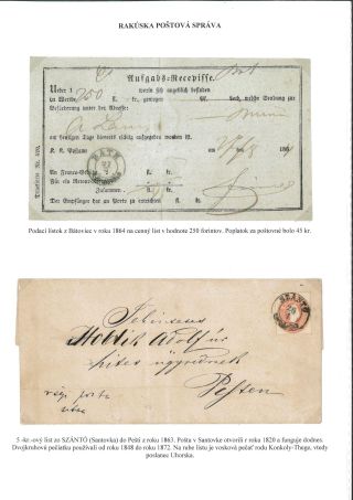 POSTGESCHICHTE DES BEZIRKS LEVICE – Blatt 27