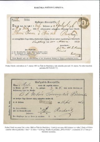 POSTGESCHICHTE DES BEZIRKS LEVICE – Blatt 34