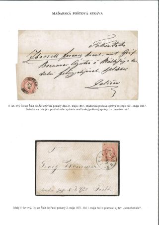 POSTGESCHICHTE DES BEZIRKS LEVICE – Blatt 37