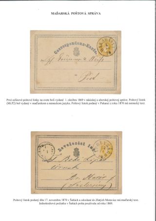 POSTGESCHICHTE DES BEZIRKS LEVICE – Blatt 39