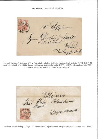 POSTGESCHICHTE DES BEZIRKS LEVICE – Blatt 53