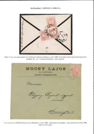 POSTGESCHICHTE DES BEZIRKS LEVICE – Blatt 54
