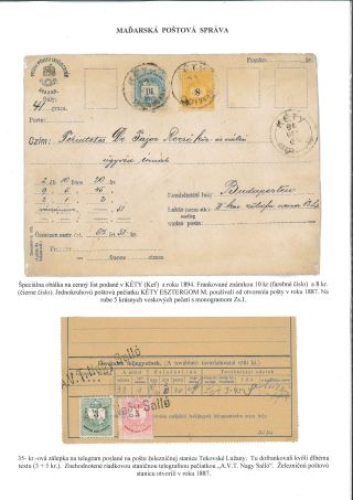 POSTGESCHICHTE DES BEZIRKS LEVICE – Blatt 61