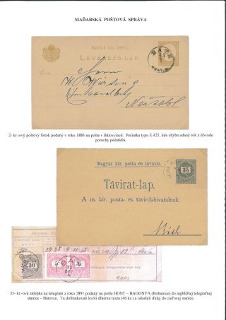 POSTGESCHICHTE DES BEZIRKS LEVICE – Blatt 62