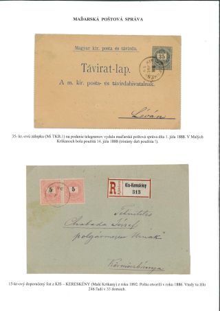 POSTGESCHICHTE DES BEZIRKS LEVICE – Blatt 64