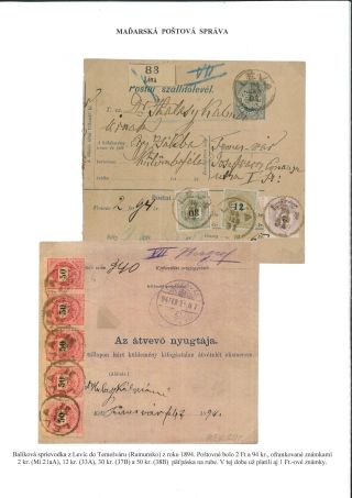 POSTGESCHICHTE DES BEZIRKS LEVICE – Blatt 66