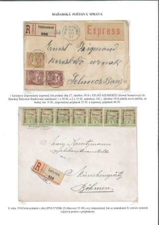 POSTGESCHICHTE DES BEZIRKS LEVICE – Blatt 76