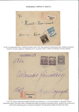 POSTGESCHICHTE DES BEZIRKS LEVICE – Blatt 80