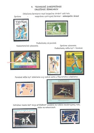 FENCING - FROM ITS ORIGIN TO SPORT FENCING AND ITS COMPETITION – sheet 16
