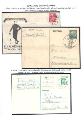 FENCING - FROM ITS ORIGIN TO SPORT FENCING AND ITS COMPETITION – sheet 17