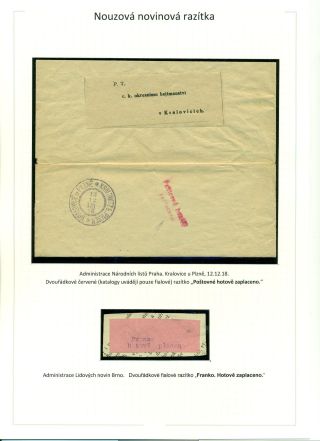 POŠTOVNÉ PLACENO V HOTOVOSTI V POPŘEVRATOVÉ DOBĚ LET 1918-1919 – list 7