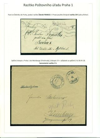 POŠTOVNÉ PLACENO V HOTOVOSTI V POPŘEVRATOVÉ DOBĚ LET 1918-1919 – list 24