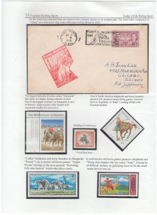 THE KING OF SPORT - EQUESTRIAN SPORT – sheet 38