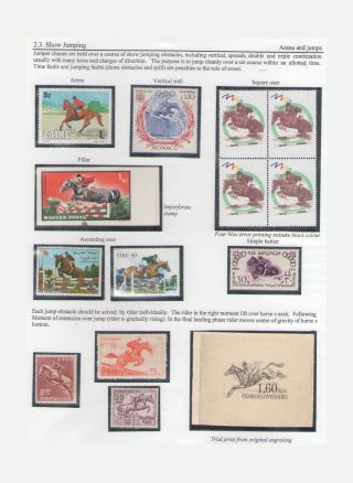 THE KING OF SPORT - EQUESTRIAN SPORT – sheet 50