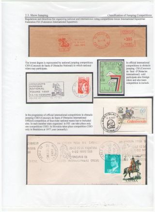 THE KING OF SPORT - EQUESTRIAN SPORT – sheet 52