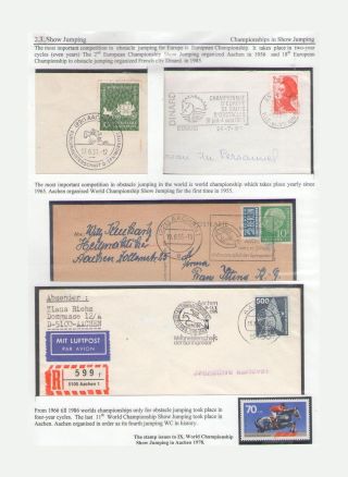 THE KING OF SPORT - EQUESTRIAN SPORT – sheet 53