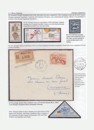 THE KING OF SPORT - EQUESTRIAN SPORT – sheet 55