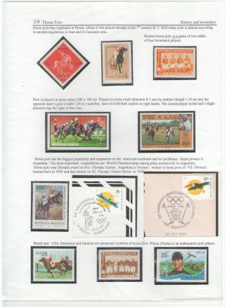 THE KING OF SPORT - EQUESTRIAN SPORT – sheet 72