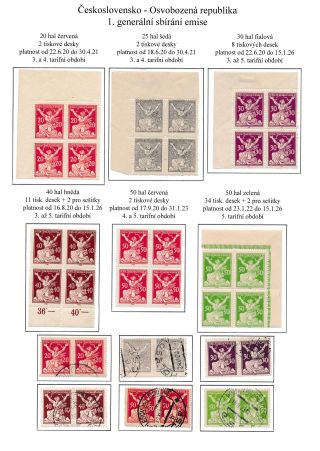 CZECHOSLOVAKIA - LIBERATED REPUBLIC – sheet 2