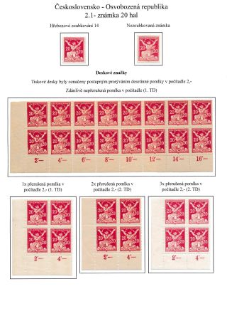 CZECHOSLOVAKIA - LIBERATED REPUBLIC – sheet 4