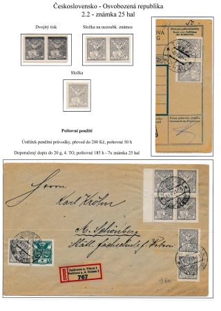 CZECHOSLOVAKIA - LIBERATED REPUBLIC – sheet 7