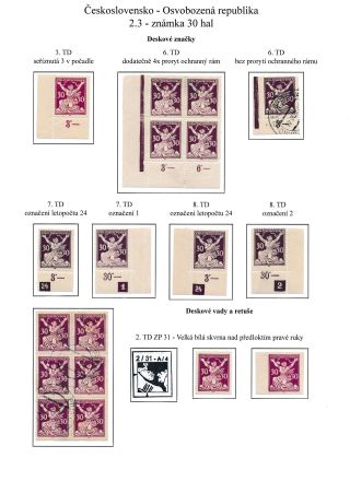 CZECHOSLOVAKIA - LIBERATED REPUBLIC – sheet 9