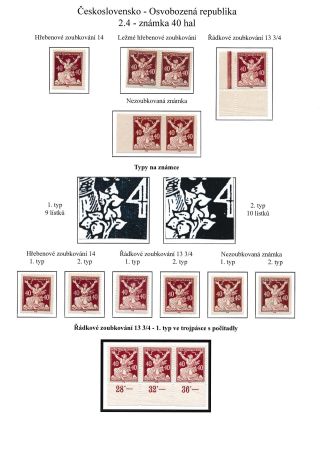 CZECHOSLOVAKIA - LIBERATED REPUBLIC – sheet 13