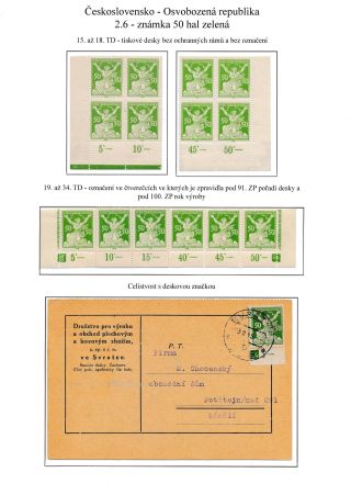 ČESKOSLOVENSKO - OSVOBOZENÁ REPUBLIKA – list 31