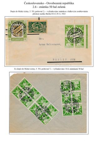 ČESKOSLOVENSKO - OSVOBOZENÁ REPUBLIKA – list 36