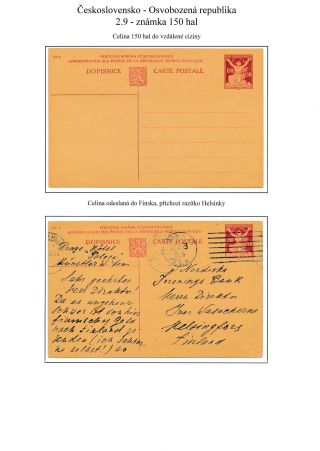ČESKOSLOVENSKO - OSVOBOZENÁ REPUBLIKA – list 55