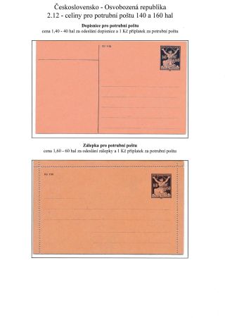 ČESKOSLOVENSKO - OSVOBOZENÁ REPUBLIKA – list 60