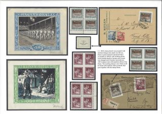 DIE ERSTE MODERNE SPORTBRIEFMARKEN DER WELT – Blatt 4