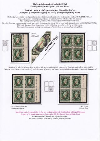 SLOVAKIA 1939: POSTAGE STAMPS WITH PORTRAIT OF ANDREJ HLINKA – sheet 8
