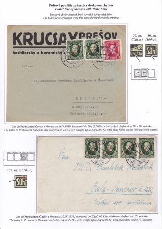 SLOVAKIA 1939: POSTAGE STAMPS WITH PORTRAIT OF ANDREJ HLINKA – sheet 10