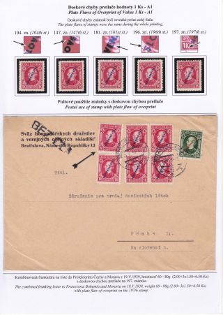 SLOVAKIA 1939: POSTAGE STAMPS WITH PORTRAIT OF ANDREJ HLINKA – sheet 15