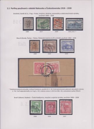 PERFINY Z ÚZEMÍ ČESKOSLOVENSKA 1881-1949 – list 18