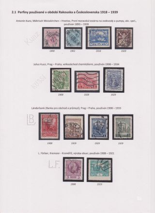 PERFINY Z ÚZEMÍ ČESKOSLOVENSKA 1881-1949 – list 23