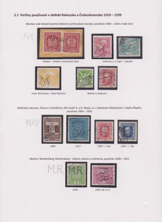 PERFINY Z ÚZEMÍ ČESKOSLOVENSKA 1881-1949 – list 24